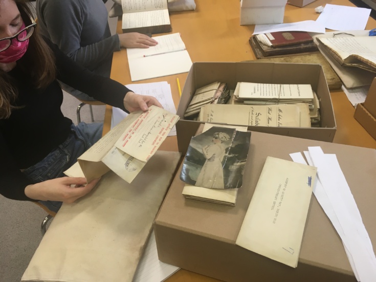 Listing early 20th Century papers from one of the archive’s collections of hospital records. © Newham Heritage Service