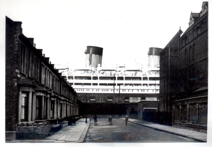 Ship in the docks