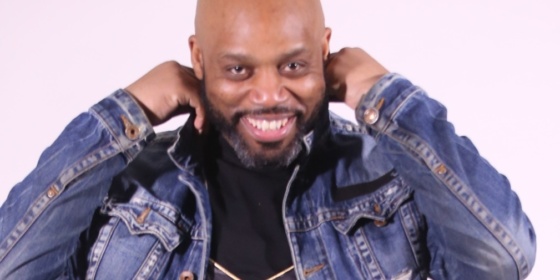 Comedian Victor Daniels posing