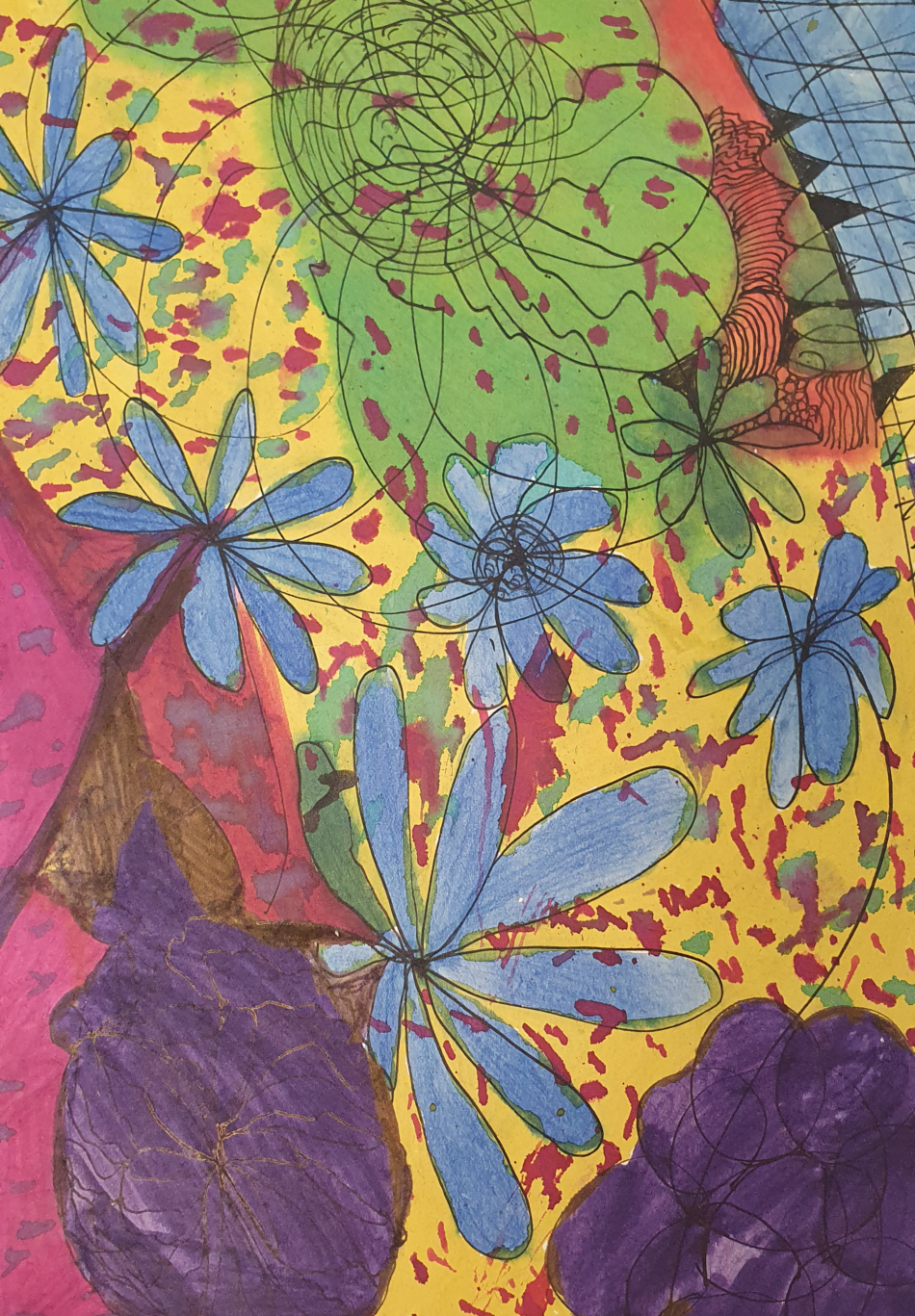 Madge Gill colour ©Oliver Wallace and Elena Juzuenaite