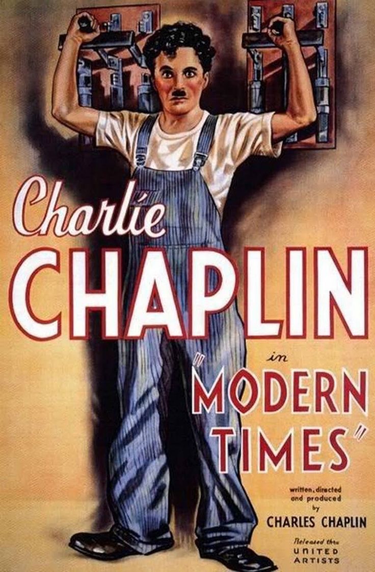 Original film poster for Charlie Chaplin film showing the star posing