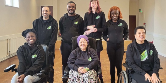 Act Up group of disabled and non disabled perfomers