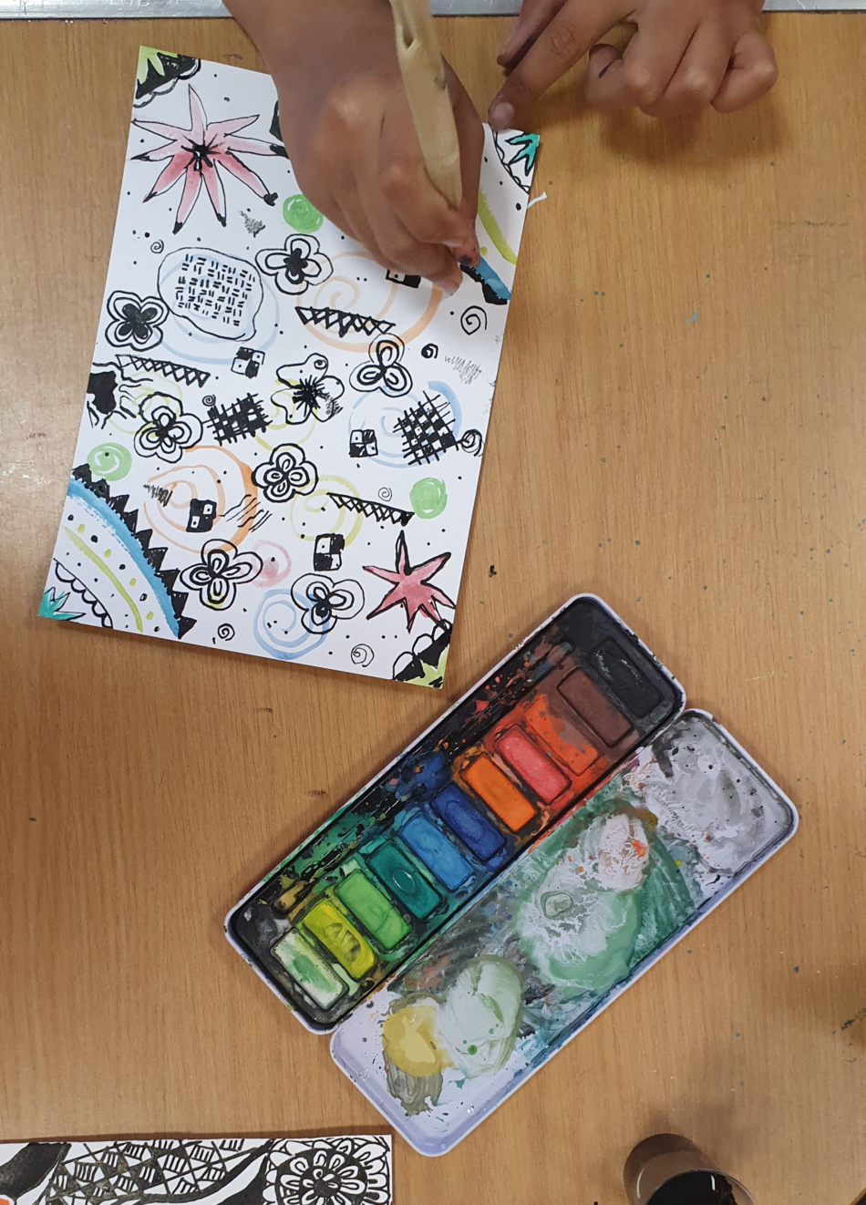Watercolours bring softness and vibrance