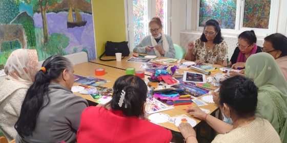 Story telling and banner artwork making