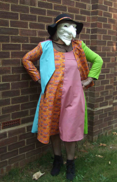 Tooth Witch Costume, designed and made by Lorna Lambert, photograph by Celia Ward Fashion Shoot, Little Ilford Church 2014
