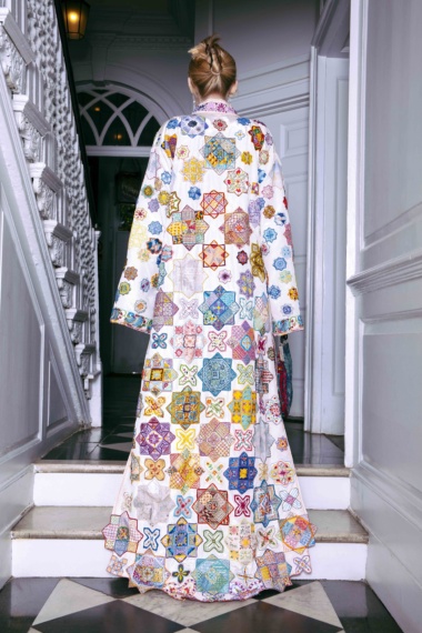 Octagon gown by ELTA participants, designed and finished Sonia Tuttiet