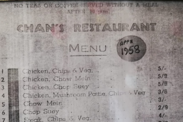 Mr Wan, Chan's restaurant
