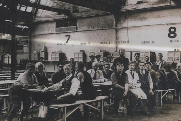 Men in Stratford Camp. © IWM. (Image: Archant) https://www.newhamrecorder.co.uk/lifestyle/21449807.researching-stratfords-first-world-war-german-internment-camp
